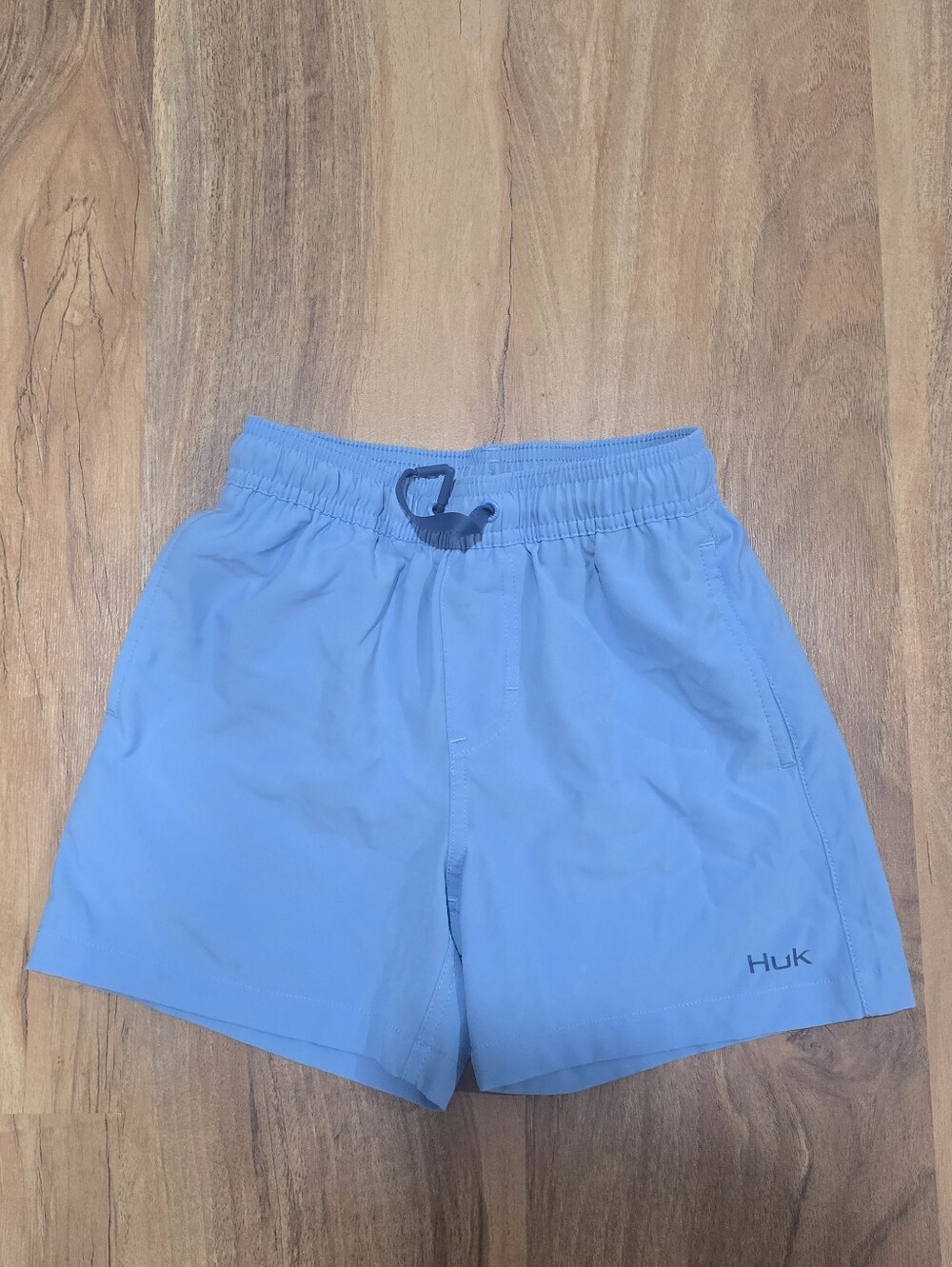 HUK Boys Blue Swim Trunks Shorts YXS